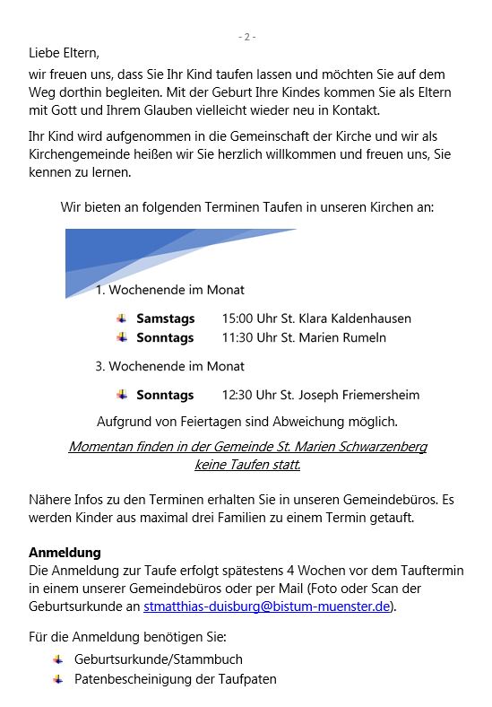 Flyer Taufe Seite 2