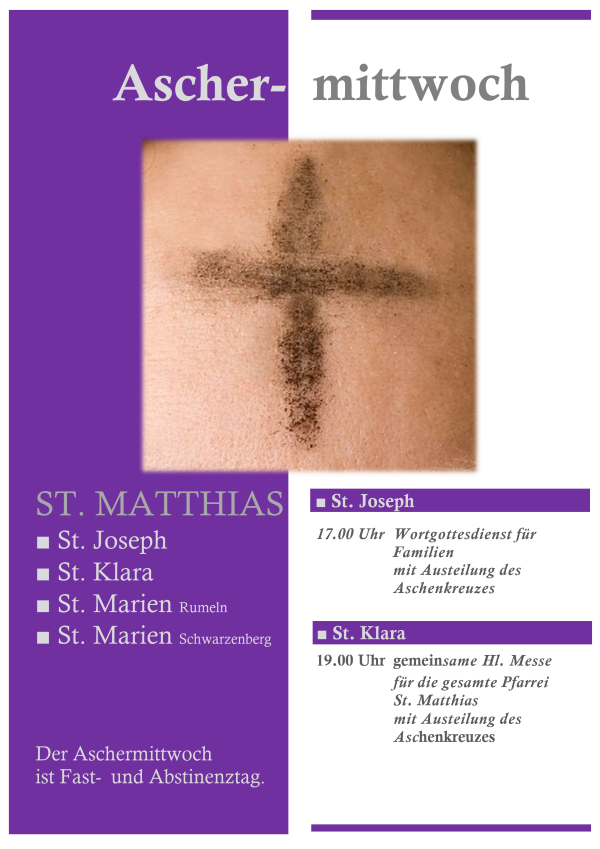Plakat Aschermittwoch 2026 1