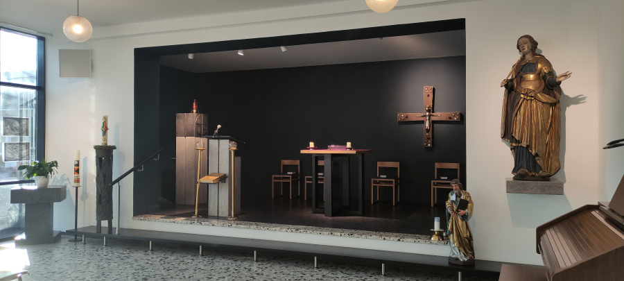 Innenraum der Kirche St. Marien Schwarzenberg